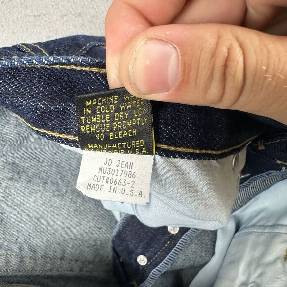 Dr Marten Air Wair Relaxed Fit Jeans Men’s 36x32 Dark Wash Blue Denim‎ Pants - Picture 11 of 16